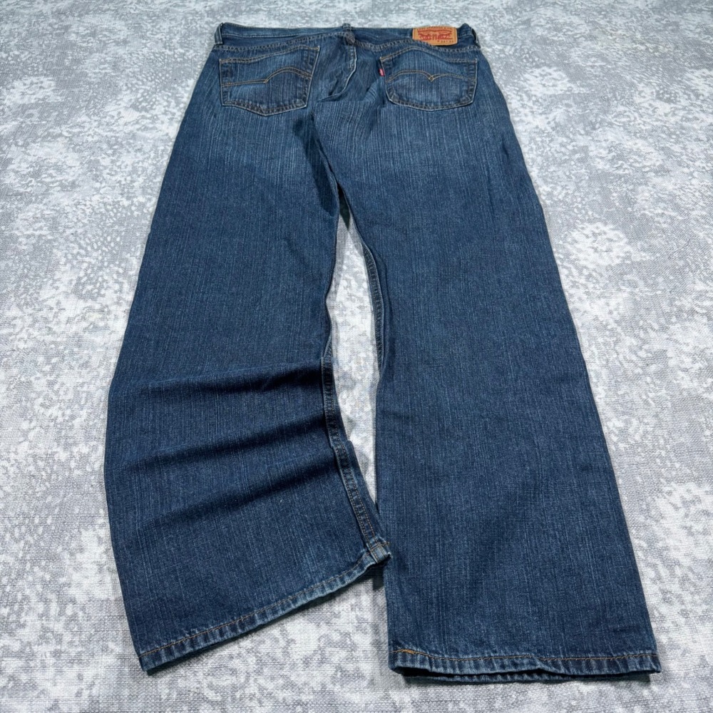 Levi's 569 Loose Straight Jeans Mens 34x34 Blue Baggy Skater Grunge Y2K Denim